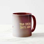 Gepersonaliseerde aanraking van Trippy Vision Mok (Voorkant rechts)