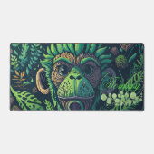 Gepersonaliseerde aap Desk Mat (Voorkant)