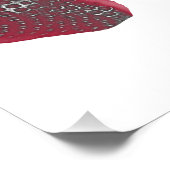 Gepersonaliseerde aardbeien verjaardag welkom perfect poster (Hoek)