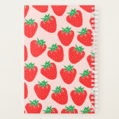 Gepersonaliseerde aardbeienplanner planner (Achterkant)