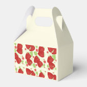 Gepersonaliseerde aardbeienwedstrijd voor de feest bedankdoosjes (Achterkant)