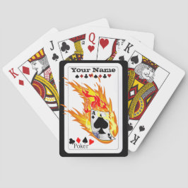 Gepersonaliseerde Aas van Spades Pokerkaarten