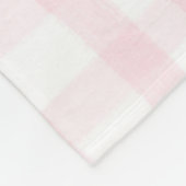 Gepersonaliseerde Abigail Baby Girl Nursery Bow &  Fleece Deken (Hoek)