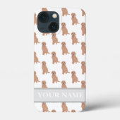 Gepersonaliseerde Abrit Red Golden Doodle Case-Mate iPhone Case (Achterkant)