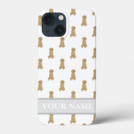 Gepersonaliseerde Abrit Red Golden Doodle Case-Mate iPhone Case
