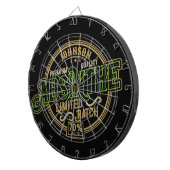 Gepersonaliseerde Absinthe Herbal Spirit Liquor La Dartbord (Voorkant Rechts)