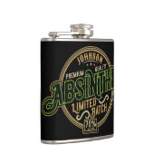 Gepersonaliseerde Absinthe Herbal Spirit Liquor La Heupfles (Rechts)