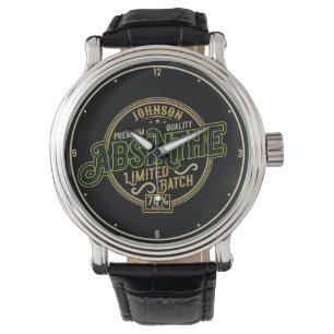 Gepersonaliseerde Absinthe Herbal Spirit Liquor La Horloge