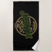 Gepersonaliseerde Absinthe Herbal Spirit Liquor La Strandlaken (Voorkant)