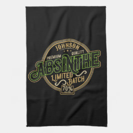 Gepersonaliseerde Absinthe Herbal Spirit Liquor La Theedoek