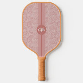 Gepersonaliseerde Abstracte Blush Pink Pickleball Paddle (Voorkant)