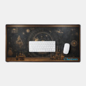 Gepersonaliseerde Abstracte houten paneelbureaumat Bureaumat (Keyboard & Muis)