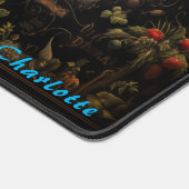 Gepersonaliseerde Abstracte houten paneelbureaumat Bureaumat (Hoek)