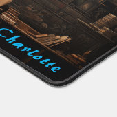 Gepersonaliseerde Abstracte houten paneelbureaumat Bureaumat (Hoek)