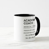 Gepersonaliseerde Academische Coach Definitie Mok (Voorkant rechts)