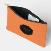 Gepersonaliseerde accessoirezak met naam en titel etui (Open)