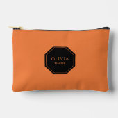 Gepersonaliseerde accessoirezak met naam en titel etui (Voorkant)