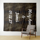 Gepersonaliseerde achtergrond van het Hout van de  Wandkleed (In Situ (horizontaal))