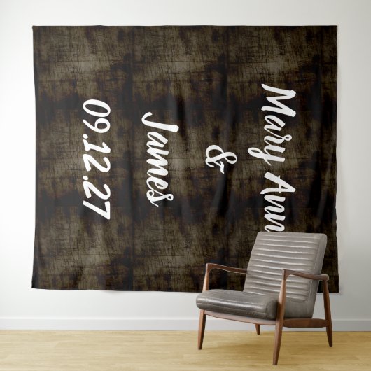 Gepersonaliseerde achtergrond van het Hout van de  Wandkleed (In Situ (horizontaal))