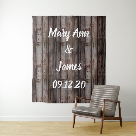 Gepersonaliseerde achtergrond van het Hout van de  Wandkleed (In situ)