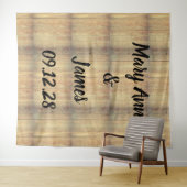 Gepersonaliseerde achtergrond van het Hout van de  Wandkleed (In Situ (horizontaal))