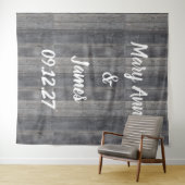 Gepersonaliseerde achtergrond van het Hout van de  Wandkleed (In Situ (horizontaal))