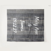 Gepersonaliseerde achtergrond van het Hout van de  Wandkleed (Voorkant (horizontaal))