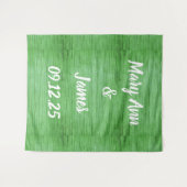 Gepersonaliseerde achtergrond van het Hout van de Wandkleed (Voorkant (horizontaal))