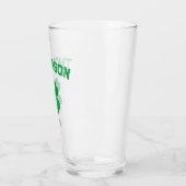 Gepersonaliseerde achternaam St Patrick's Day Part Glas (Links)