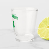 Gepersonaliseerde achternaam St Patrick's Day Part Shot Glas (Rechts)