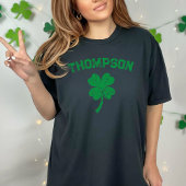 Gepersonaliseerde achternaam St Patrick's Day Part T-shirt