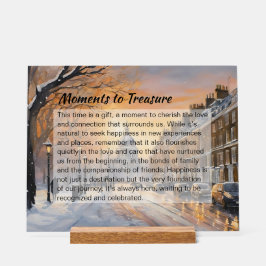 Gepersonaliseerde Acryl Vakantie Teken – Elegante Acryl Bord