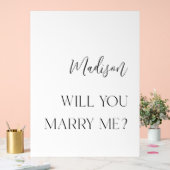 Gepersonaliseerde acryl zal je met me trouwen teke bord (Huwelijk)