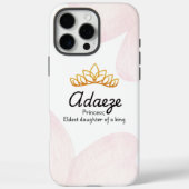 Gepersonaliseerde Adaeze iPhone case (Achterkant)
