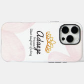 Gepersonaliseerde Adaeze iPhone case (Achterkant (horizontaal))