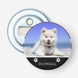 Gepersonaliseerde Add-a-Pet Fotomagneet Flesopener Button Flesopener
