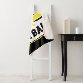 Gepersonaliseerde ADD NAAM Softball Speler Varsity Sherpa Deken (In situ)