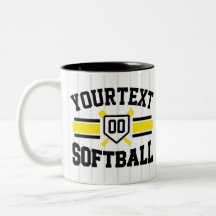 Gepersonaliseerde ADD NAAM Softball Speler Varsity