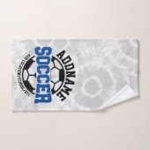 Gepersonaliseerde ADD NAAM Voetbalspeler Team Stro Bad Handdoek (Handdoek)