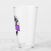 Gepersonaliseerde ADD NAAM Voetbalspeler Team Stro Glas (Links)