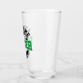 Gepersonaliseerde ADD NAAM Voetbalspeler Team Stro Glas (Links)