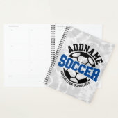 Gepersonaliseerde ADD NAAM Voetbalspeler Team Stro Planner (Display)
