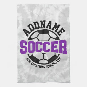 Gepersonaliseerde ADD NAAM Voetbalspeler Team Stro Theedoek