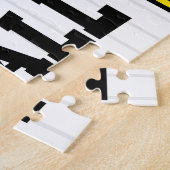 Gepersonaliseerde ADD NAME Softbalspeler Varsity T Legpuzzel (Zijkant)