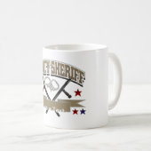 Gepersonaliseerde adjunct-sheriff koffiemok (Voorkant rechts)