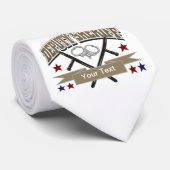 Gepersonaliseerde adjunct-sheriff stropdas (Opgerold)