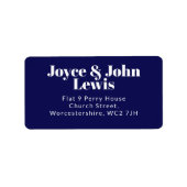 Gepersonaliseerde adres Stickers (Voorkant)