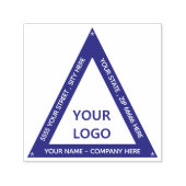 Gepersonaliseerde adresdriehoek Zelfinkkend stempe Zelfinktende Stempel (Design)