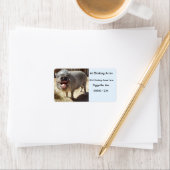 Gepersonaliseerde Adresetiketten voor Happy Smilin Etiket (Insitu)