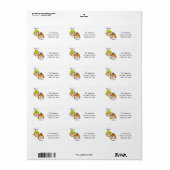 Gepersonaliseerde adreslabels voor koppels etiket (Full Sheet)